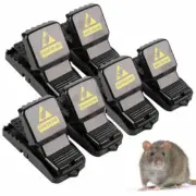 6Pcs Plastic Mouse Traps Trap Reusable Mice Rat Snare Catcher Rodent Indoor