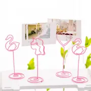 6 Pcs Photo Holder Stand Place Clip Table Number Holders Plate