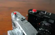 Red Small Soft Release Button f/ Leica M3 M4 M6 MP M8 M9 Fuji X100 Nikon Canon