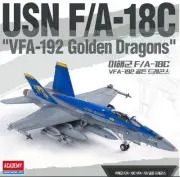 Academy 1/72 USN F/A-18C VFA-192 Golden Dragons | Highly Detailed | Authentic De