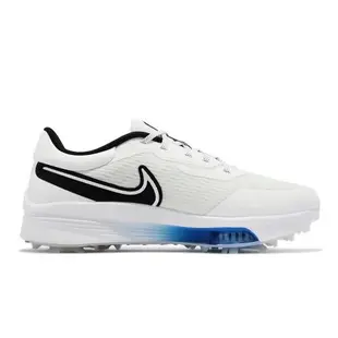 Nike 高爾夫球鞋 Air ZM Infinity Tour Next% 男女鞋 寬楦 白 黑 氣墊 鞋釘 DM8446-103