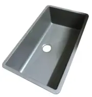 Blanco 441478 Precis Silgranit II Single Bowl Undermount Kitchen Sink - Cinder
