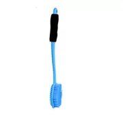 Silicone Bath Brush Cleaning And Massage Double-Sided Long Handle Brush(Blue��