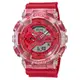 【CASIO 卡西歐】G-SHOCK 大膽鮮豔色彩 日本扭蛋電子錶-紅(GA-110GL-4A 防水200米)