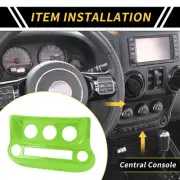 Console AC Switch Control Cover Trim for Jeep Wrangler JK JKU 11-17 Light Green