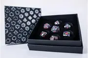 LPG Dice Set - Metal RPG Leadlight (4 Colour/Silver)