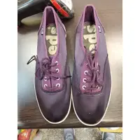 在飛比找蝦皮購物優惠-*全新 KEDS 紫色帆布鞋 雙鞋帶 帆布鞋 38號 $59