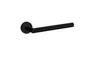 Pin round hand towel rail matt black