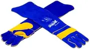Uni-Mig Rogue 680mm Long Heavy Duty Welding Gloves, Gauntlet Leather Heat Fire Flame Spatter Abrasion Resistant Welder, Mig Plasma Tig Protection PPE UMWG7L