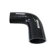 Aeroflow 90 Degree Silicone Hose Reducer/Expander 83-76mm 3-1/4"-3" I.D Black