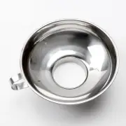 Single Ear Funnel Jam Making Small Stainless Steel Oil Funnels Wide Mouth