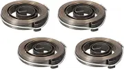 uxcell Drill Press Spring Drill Press Quill Feed Return Coil Spring Assembly Spring Steel Chemical Blackening Finish 1540mm Expand Long 53 x 10 x 0.8mm 4 Pcs