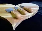 Heart Cheese Board | Knife Set Included | Valentine's Day | Handmade