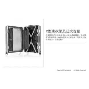 Samsonite新秀麗 20/25/28吋行李箱/鋁框箱/登機箱 Intersect 靜音飛機輪(綠/灰銀/藍/黑)