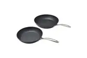 2pc Westinghouse 24cm 28cm Frypan Set Multi-Layer Non-Stick Home Cooking Black