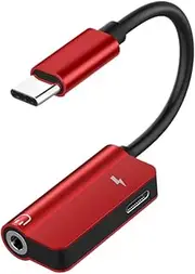 OSOLADY C to Headphone Adapter Audio Converter Durable TPE Material Devices Compact and Lightweight Design