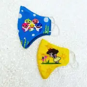 Shark Snow White Face Mask Men Women Boy Child Filter Reusable Washable Cotton