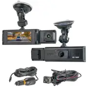 3 Channel Dash Cam, Dash Camera, 1080P Full UHD Car Camera Front and Rear Ins...