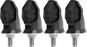 Motorcycle Indicators Flowing Turn Signal Lights UN&IVE&RSAL MI&NI Motorcycle led Turn Signal Indicator Light Turning Amber Flasher Arrow led Lamp Bulb for Su&zu&ki(4pcs)