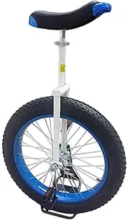20/24 Inch Unicycle with Fat Tire for Adults/Man/Woman/Big Kids/Tall People, Unicycle with Alloy Rim 4-Inch Extra Wide Tire, Load 150Kg/330Lbs (Color : Red, Size : 24 Inch Wheel) Durable TDF