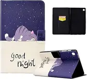 [CXTcase] Case for Samsung Galaxy Tab S6 Lite 10.4 Inch 2022/2020, Protective Cover Case with Stand Function for Samsung Galaxy Tab S6 Lite 2022/2020 (SM-P610/P613/P615/P619), Lazy Cats
