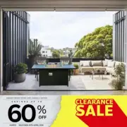 Special CLEARANCE SALE! Rectagular Alfresco Outdoor Dining Fire Table