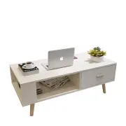 Nordic Dreams White Coffee Table with Storage