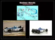 1/32 Scale Decals for NSR / Scalextric Tyrrell 023 - 2 Versions