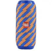 Wireless Portable Bluetooth Speaker Ear Boom Sound Waterproof Speaker TG117 - Orange Blue