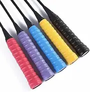 DAJING Badminton Racket Grip - 5 Pack Overgrip Tape, Anti-Slip, Breathable, and Durable for Tennis, Squash, and More