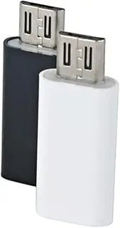 2PCS Type C Female to Micro USB Male Adapter High Speed Data Converter for Tablets Phones & Laptops White Compatible Type C Devices