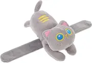 HOOTNEE Stuffed Cat Slap Bracelet Plush Animal Snap Bracelet for Themed Parties Lightweight Cat Molding Decor for Birthdays and Celebrations Slap Wristband