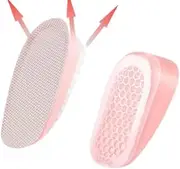 [Generic] Height Increase Pads Height Increasing Insole Height Increasing Shoe Inserts for Women, Heel Cups for Pain, Inserts Cushion Heel Lift for spur Relief (Pink, 3.5CM)