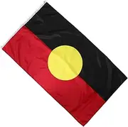 STOBAZA Indigenous Pattern Yard Flag Decorative Australia Indigenous Flag Weatherproof Grommets