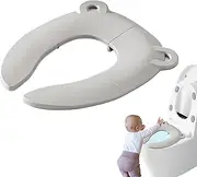 Baby Toilet Seat - Toilet Seat Pad, Folding Toilet Seat | Adjustable Height Toddler Toilet Seat, Non Slip Pad Step Stool, Portable Space Efficient Toilet Seat, Kids Potty Pad for Travel