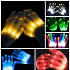 Glow Arcobaleno Light-up Gloves Luminous LED Gloves Stage Costume Accessories