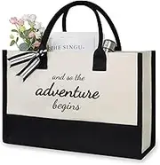 TOPDesign Canvas Bride Tote Bag, Gifts for Engagement / Bridal Shower