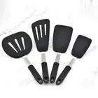 Resistant Silicone Pancake Flipper Cooking Utensil Turner Set Cookware Spatulas