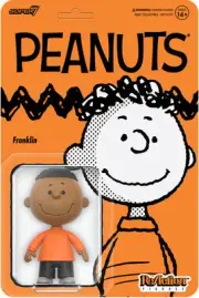Super7 - Peanuts - ReAction Figures Wv7 - Franklin [New Toy] Action Figure, Co