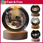New Crystal Ball Night Lamp Creative 3D Glowing Planetary Galaxy LED Night Light