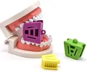 Angzhili Dental Silicone Mouth Prop Dental Bite Block Orthodontic Bite Blocks Dentistry Accessories (3 Pcs/Set)