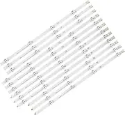 NIBOTT Kit 12 PCS LED Backlight Strip Fit for LG 47LN 47LN5200 47LN5400-CN 47" ROW2.1 6916L-1174A 6916L-1175A 6916L-1176A 6916L-1177A