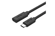 UNITEK 0.5m USB 3.1 USB-C Male to USB-C Female Extension Cable. Supports Data Tr