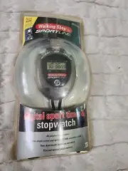 Sportline Walking Shop Digital Sport Timer & Stopwatch 082020518 Gray New Sealed