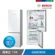 【BOSCH 博世】285L玻璃層板自選門向單門上冷藏219L下冷凍66L冰箱(KGN36SW30D純淨白)