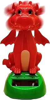 Shake Head Dashboard Decorations - Dashboard Shaking Dinosaur Ornaments - Table Creative Ornaments Dinosaur With Bright Colors For Bedside, Dashboard, Verandah, Bay Window Dancing Solar Powered Figure
