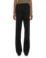 Helmut Lang Wool Logo Waist Pants