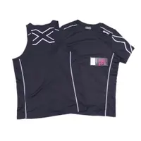 在飛比找ETMall東森購物網優惠-澳洲網布拼接短袖T恤 田徑跑步馬拉松運動衣吸濕速干透氣健身背