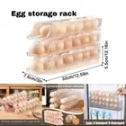 Portable Rolling Egg Storage Box Automatic Kitchen Fridge Storage