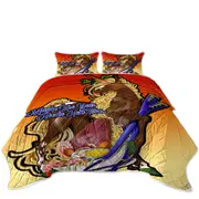 Ramen Noodles Chopsticks Rudicorn Coverlet